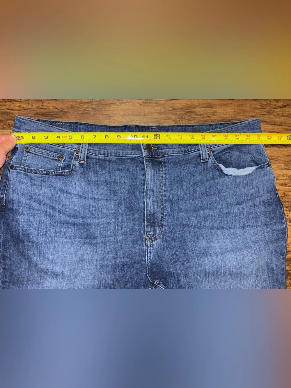 L.L. Bean Bean Flex Classic Fit Straight Jeans Size 44x29